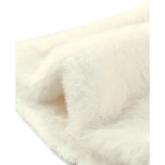 Stylish Collarlss Faux Fur Bolero for Women's Formal Events - Size Large - Picture 5 of 5